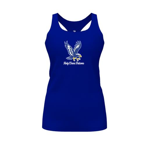 [FT0TRBRY-FYS-LOGO1] Decker Racerback Tank Top (Female Youth S, Royal, Logo 1)