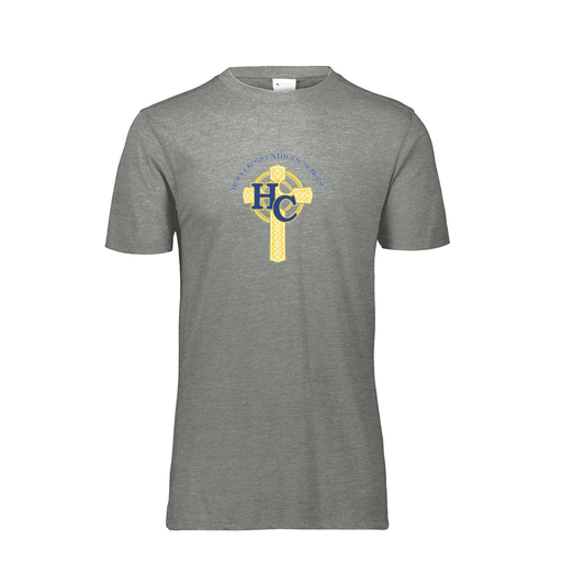 [FTSCUBGY-YS-LOGO2] Decker Youth Tri-Blend T-Shirt - Short Sleeve (Youth S, Gray, Logo 2)