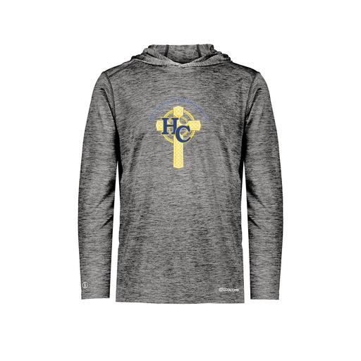 [FOLHCGBK-AS-LOGO2] Decker Men's Charge Hoodie (Adult S, Black, Logo 2)