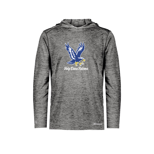 [FOLHCGBK-YS-LOGO1] Decker Youth Charge Hoodie (Youth S, Black, Logo 1)