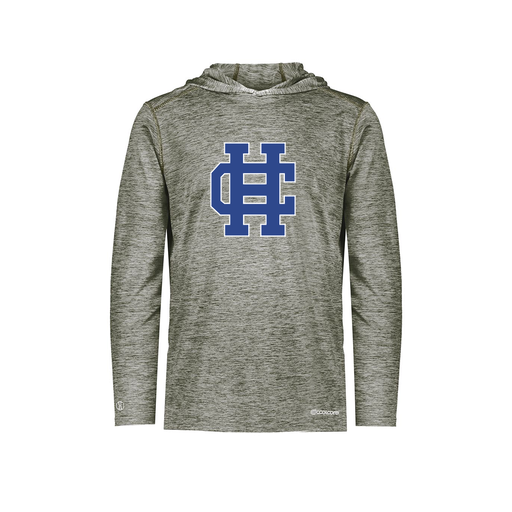 [FOLHCGGY-YS-LOGO3] Decker Youth Charge Hoodie (Youth S, Gray, Logo 3)